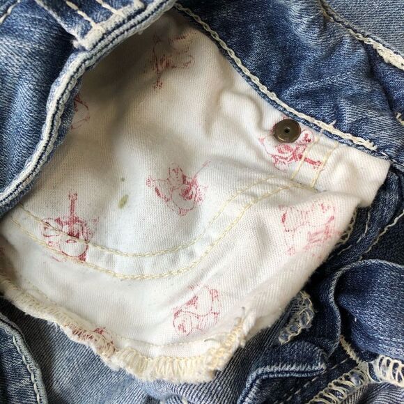 True Religion Straight Leg Flap Pockets Denim Jeans - Women’s 24 - Picture 10 of 11